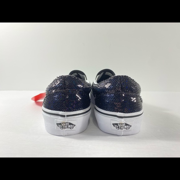 Vans Classic Slip-On Micro Sequins Black Sneakers - Picture 3 of 6